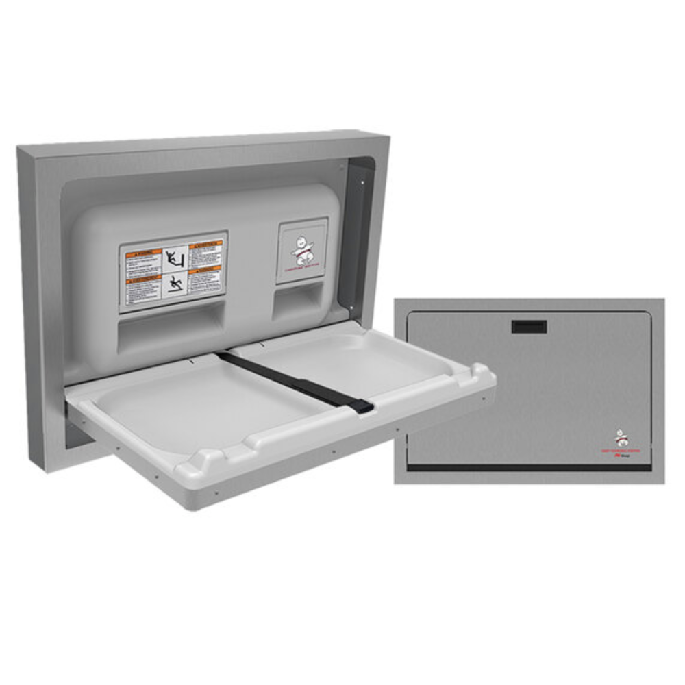 ASI Jd macdonald baby change station stainless steel