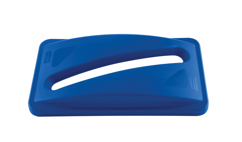Slim Jim Recycling Station Blue Paper Slot Lid