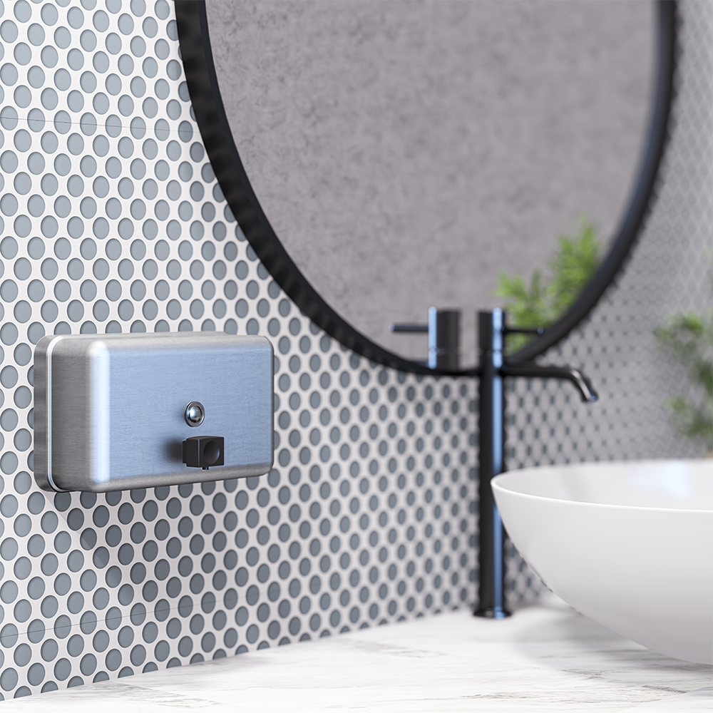 MetlamHorizontal Soap Dispenser ML600BS S'Steel Horizental