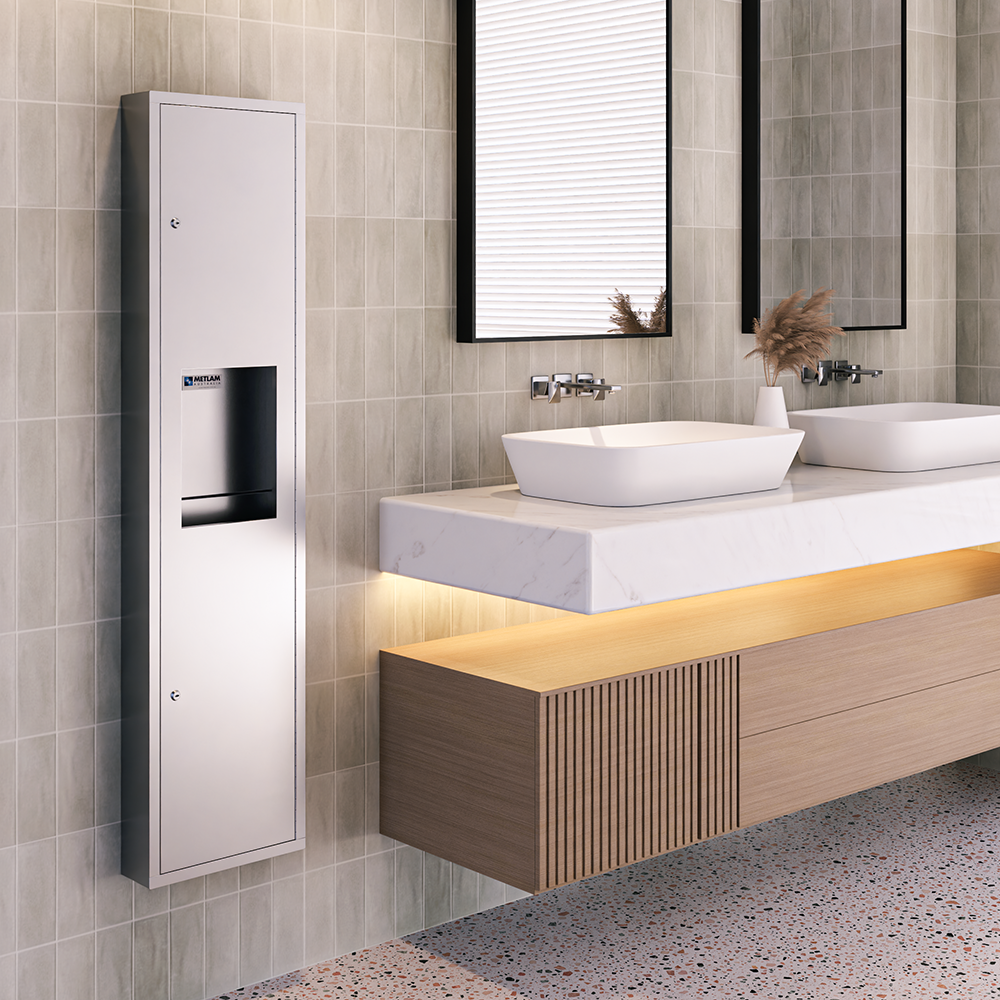 metlam paper towel and waste dispener