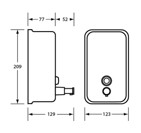 Ellipse Soap Dispenser
