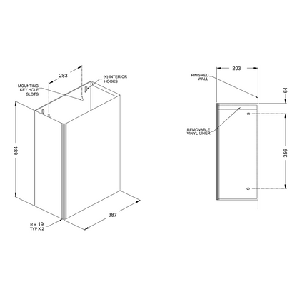 JD Macdonald Waste Bin S'Steel Wall Mount - Ozwashroom