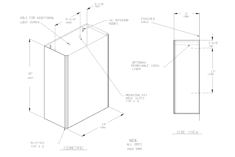 JD Macdonald Waste Bin 26L 10-0828 - OzWashroom