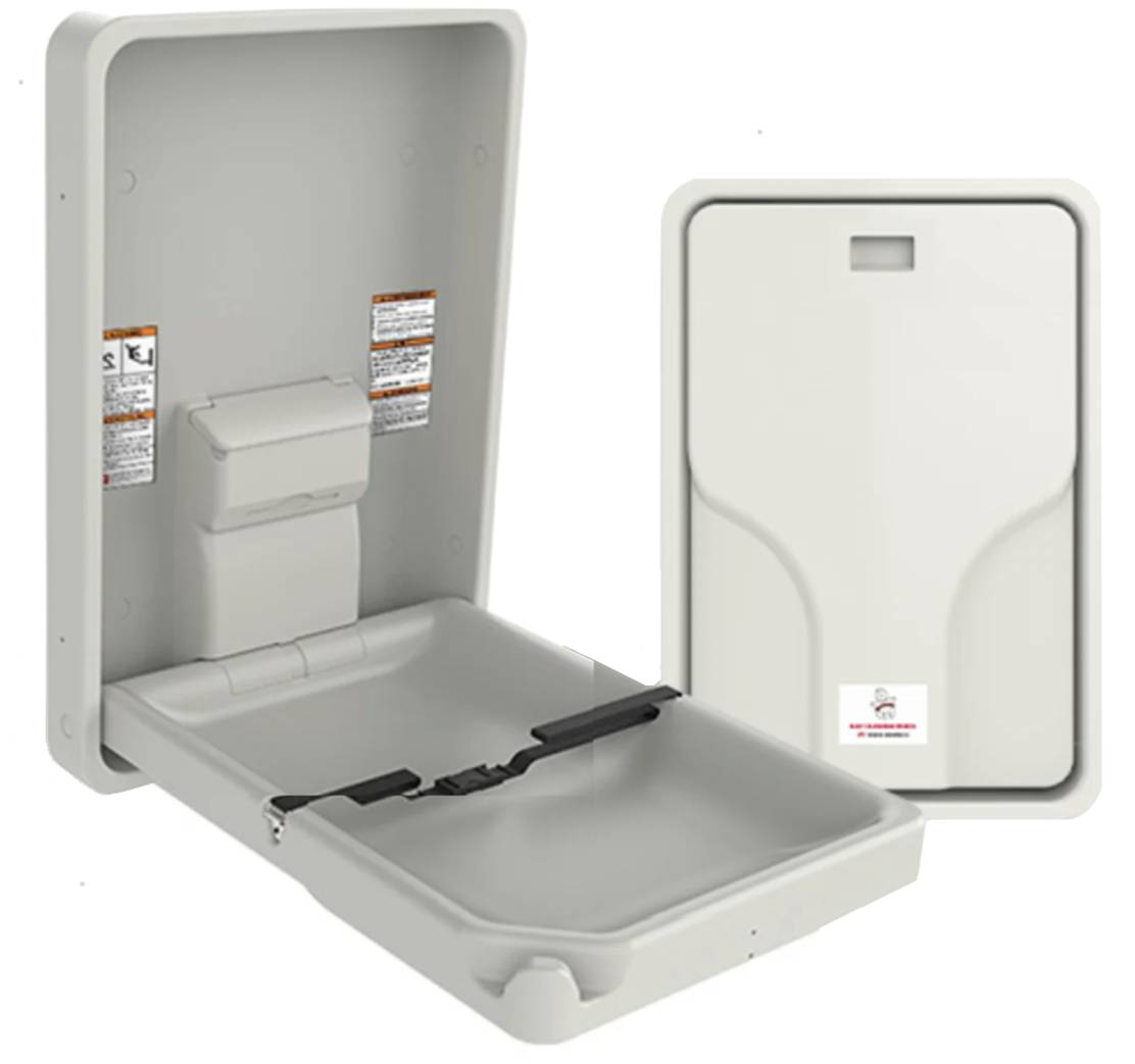 Asi JD Macdonald Baby Change Station  Vertical Surface Mount - OzWashroom