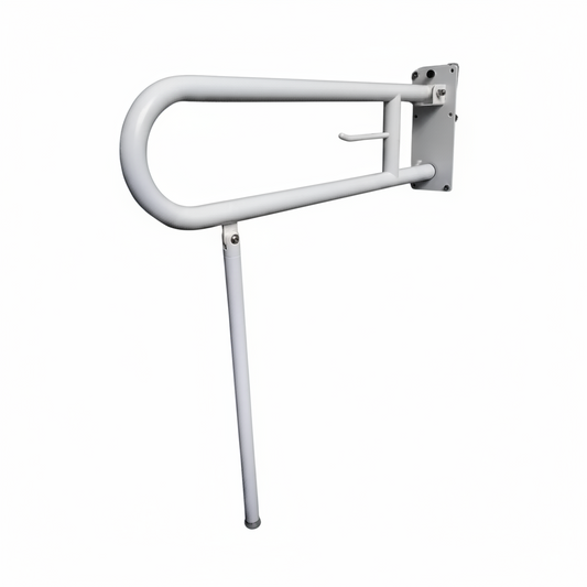 Bariatric Drop Down Grab Rail: Enhance Bathroom Safety for All (Right/Left Hand) | Ozwashroom Australia