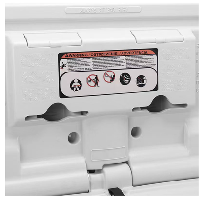Kanga Kare Baby Change Station Grey with Braille - OzWashroom