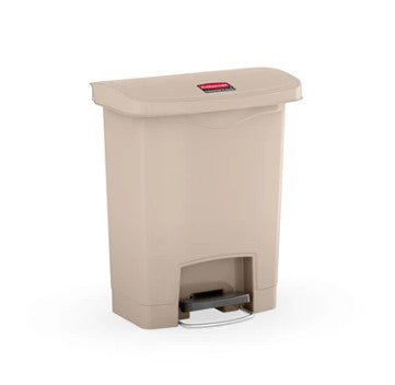 Rubbermaid waste bin front step
