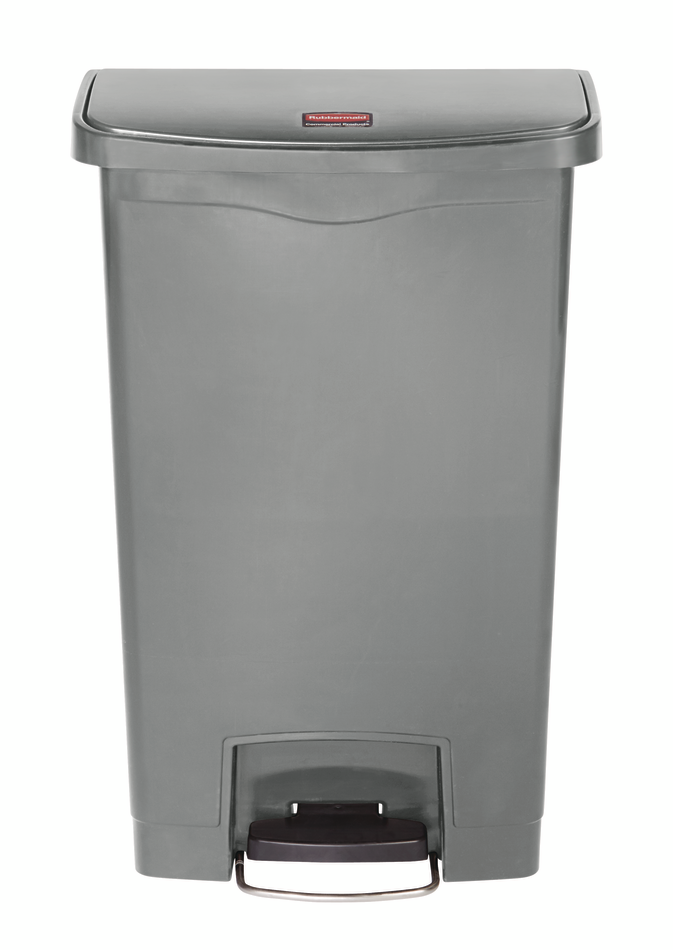Rubbermaid  Streamline 50L Step-On Resin Front Step grey