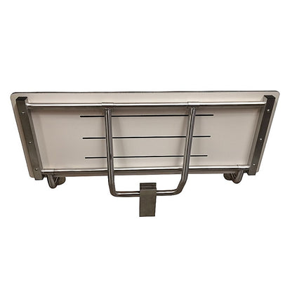 Metlam Accessible Long Folding Shower Seat - Phenolic - OzWashroom