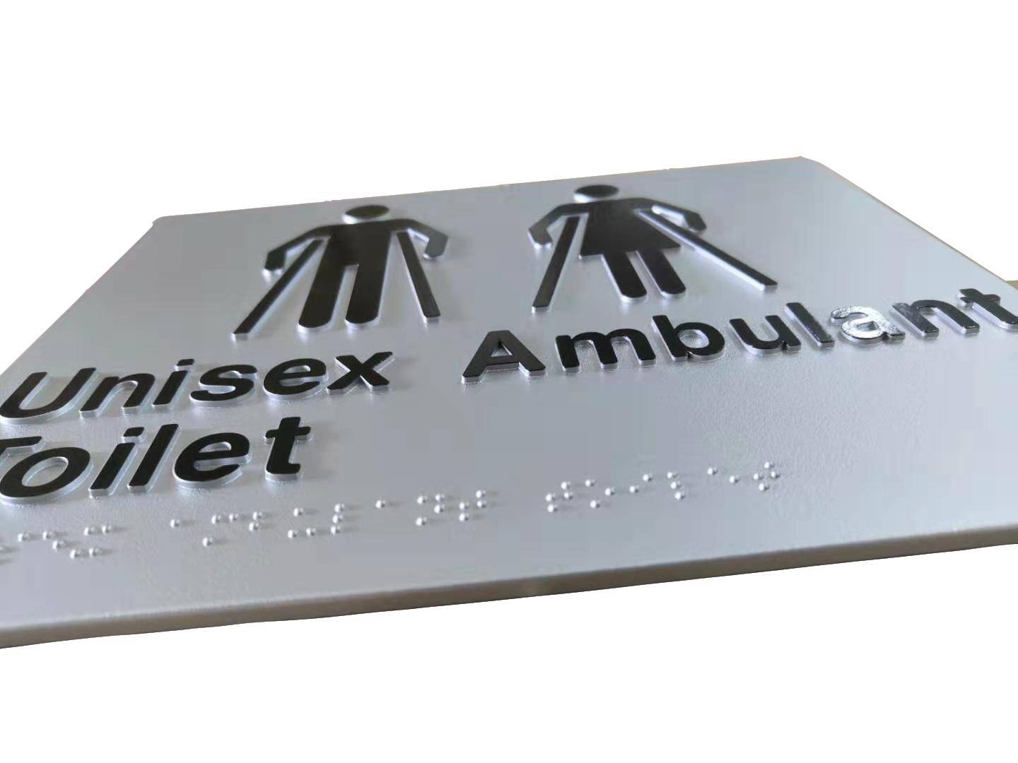 Unisex Ambulant Braille - OzWashroom