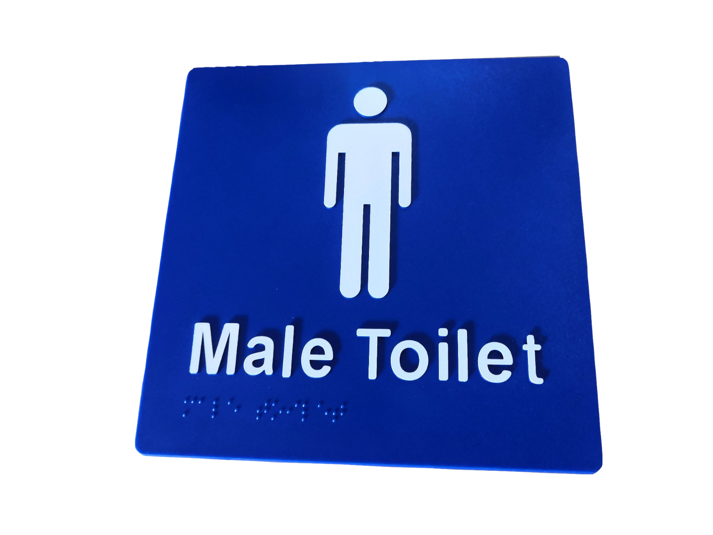 Ozwashroom, Male toilet  braille sign