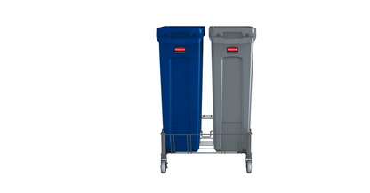 Slim Jim Double Stainless Steel Dolly - OzWashroom