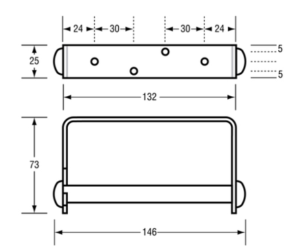 Metlam Single Toilet Roll Holder Brushed Aluminium - OzWashroom