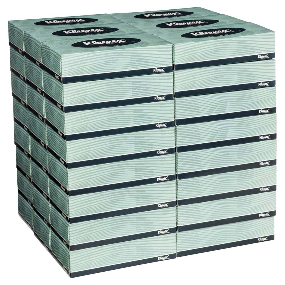 KLEENEX(R) Facial Tissue 2 Ply, 48 Boxes/Case, 100 Tissues/Box