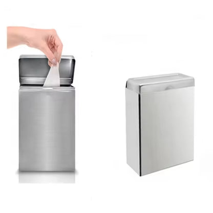Ozwashroom S'Steel Sanitary Napkin Disposal Bin - OzWashroom