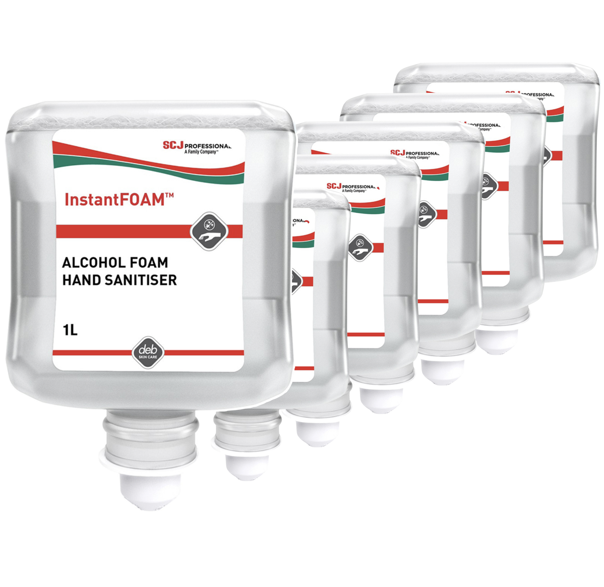 6 Packs Alcohol-Based Foam Hand Sanitiser