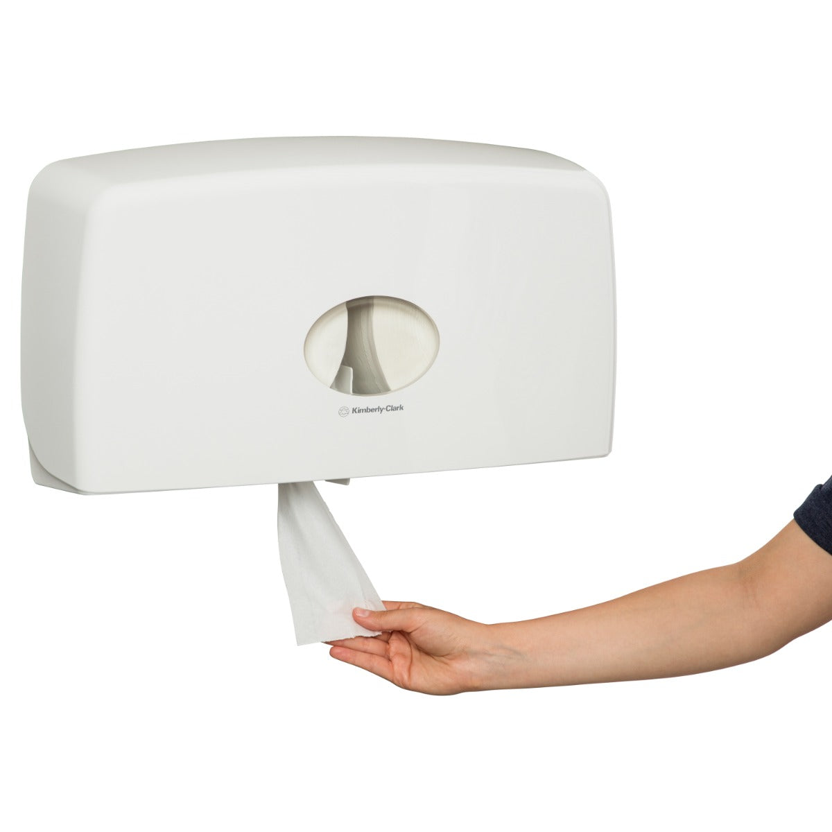 Kimberly Clark Twin Jumbo Roll Dispenser - OzWashroom