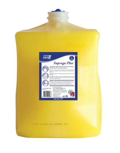 Dispenser + 4 Litre Suprega Plus Cleanse Heavy Duty Refill DEB4000
