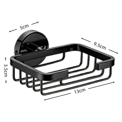 Soap Dish Stainless Steel Black finish Wire Net