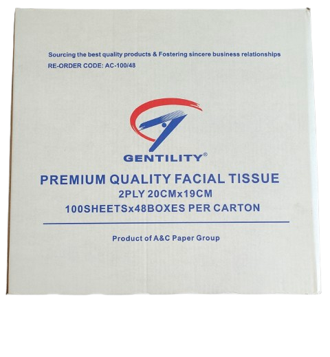 Facial Tissues 2ply, 48 Boxes per Carton - OzWashroom
