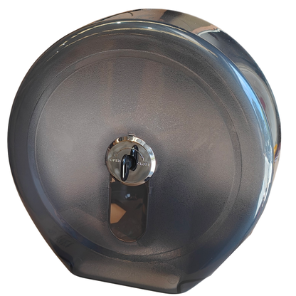 Transparent black paper towel dispenser