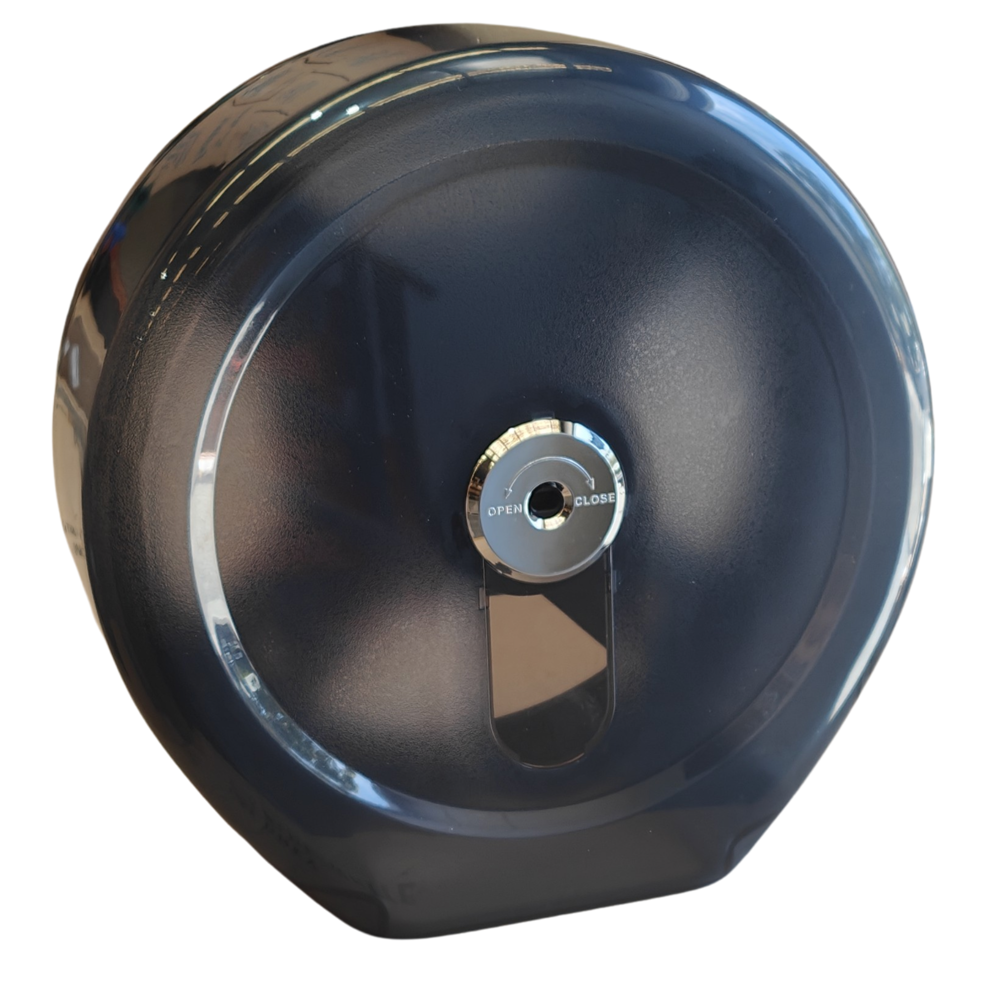 Transparent black paper towel dispenser