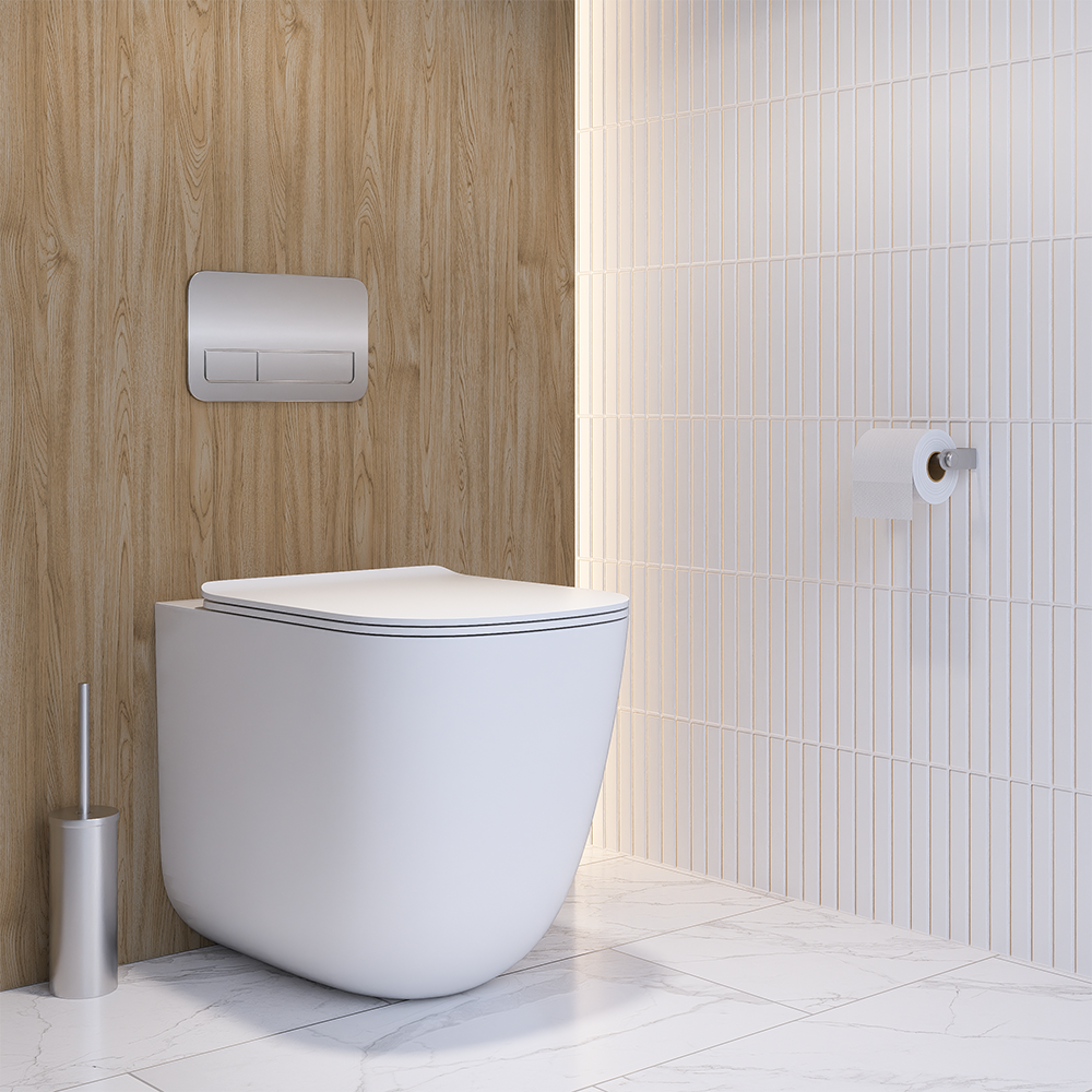 Metlam Single Toilet Roll Holder in Satin Stainless Steel