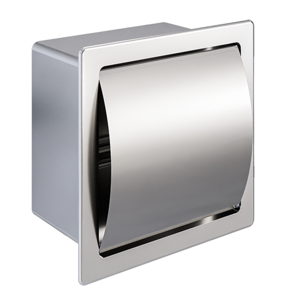 Recessed Single Toilet Roll Holder