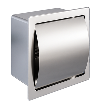 Recessed Single Toilet Roll Holder