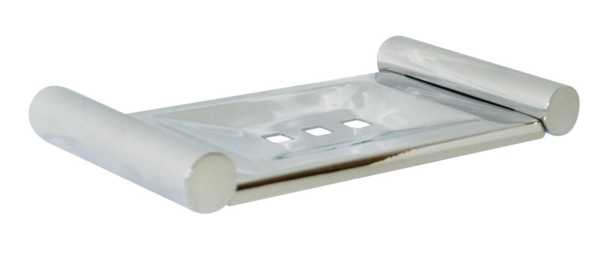 Metlam Lawson Soap Dish in Polished Stainless Steel - OzWashroom