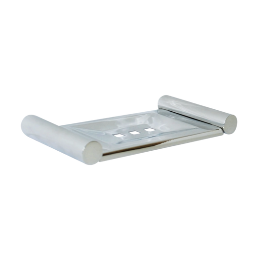 Metlam Lawson Soap Dish in Polished Stainless Steel - OzWashroom