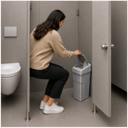 Freshnex Sanitary Bin SB001 Lady Disposal Unit 23L Light Grey