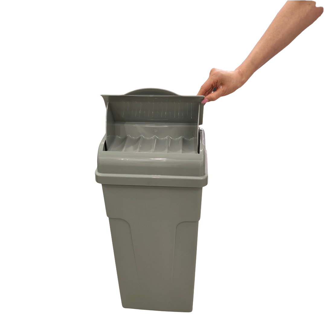 Ozwashroom 23L Sanitary Bin/Nappy Bin Side opening