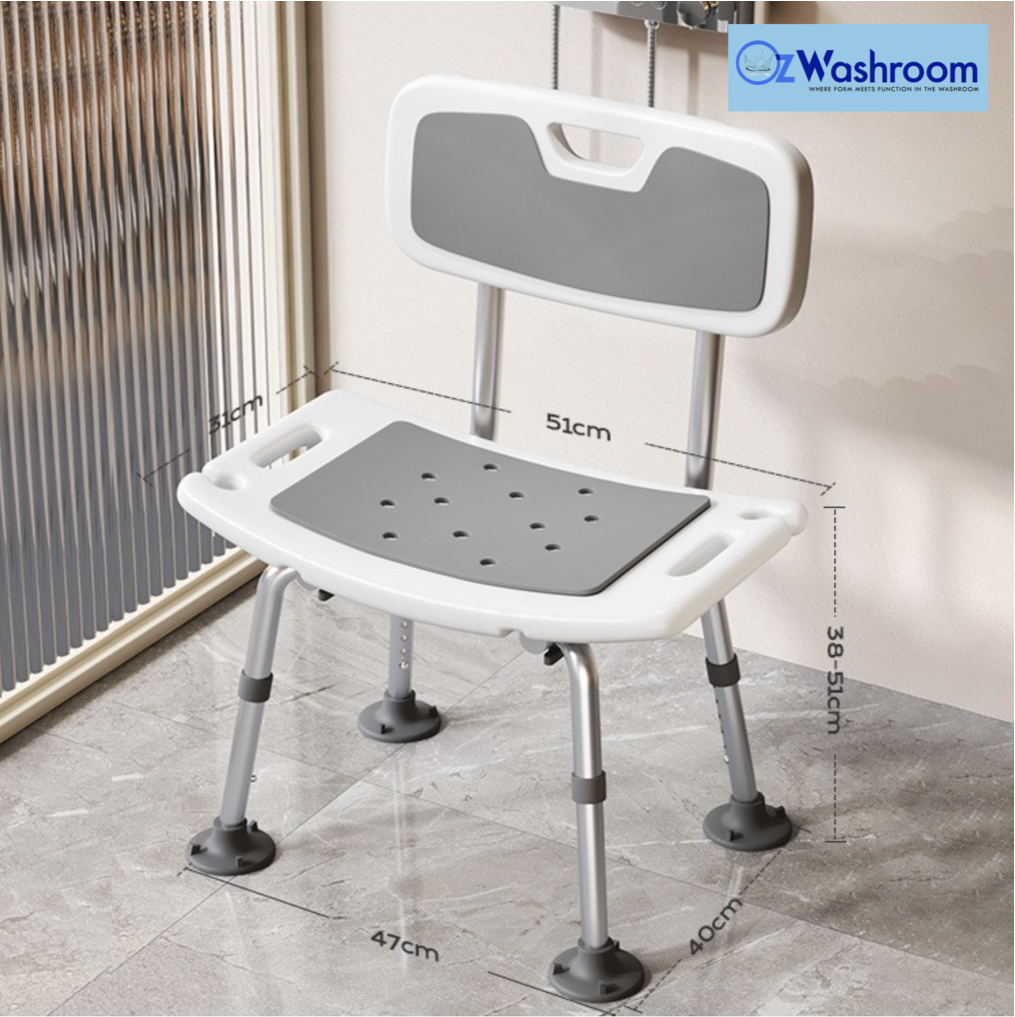 Shower Chair, shower caddy, ozwashroom