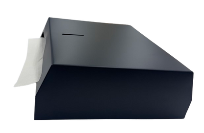 Black Coated Stain Stainless Slim Paper Towel Dispenser
