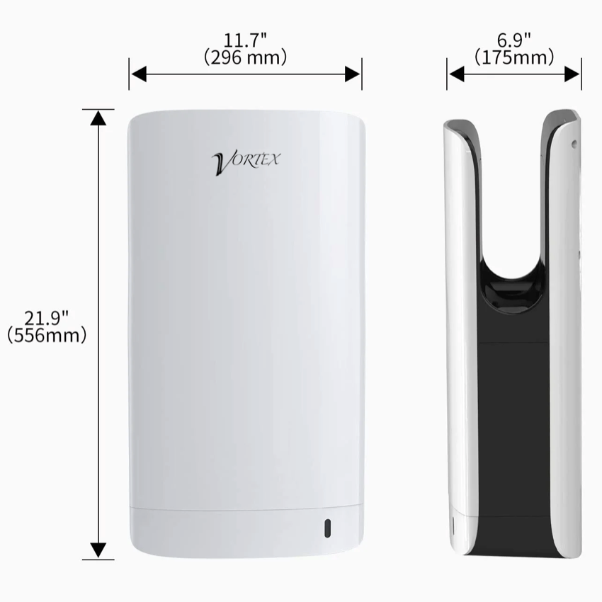 Vortex Jet Hand Dryer ultra slim hand dryer