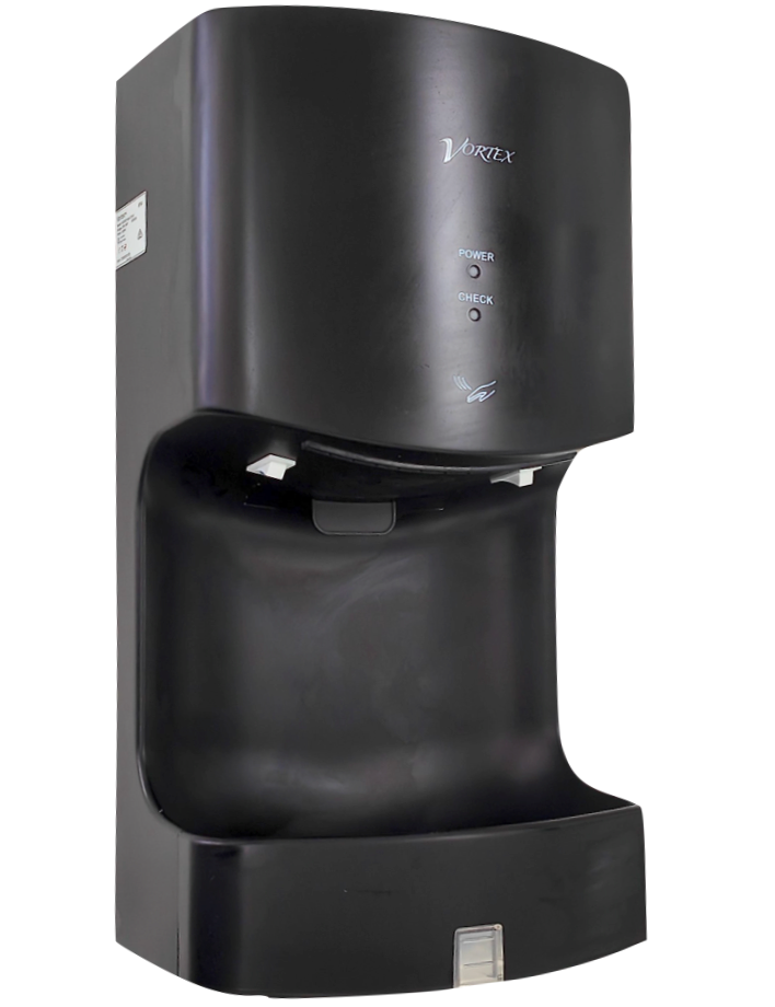 Vortex Black Mini Jet Hand Dryer with Filter & Water Tray ozwashroom