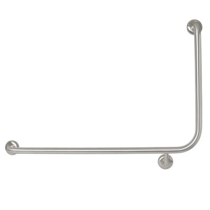 Metlam Antimicrobial Coated Accessible LH 90° Grab Rail - OzWashroom