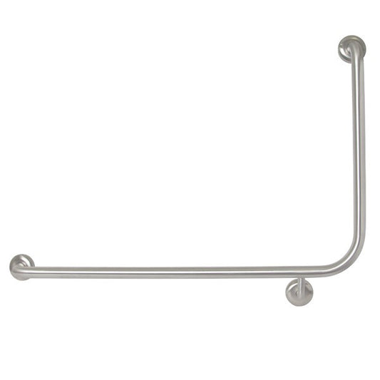 Metlam Antimicrobial Coated Accessible LH 90° Grab Rail - OzWashroom