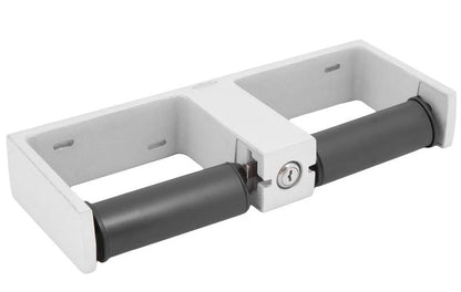 Bobrick Twin Toilet Roll Holder Lockable Anti-Theft - OzWashroom