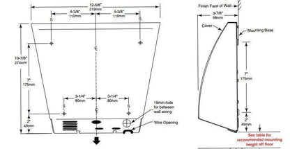 Bobrick Automatic Hand Dryer S'Steel InstaDry™ - OzWashroom