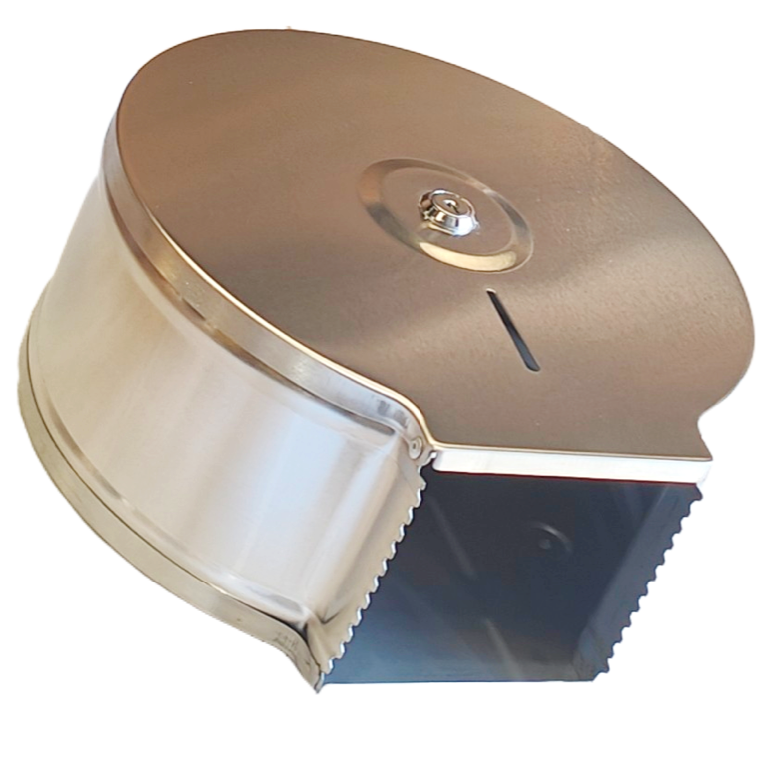 Stainless steel paper towel dispenser