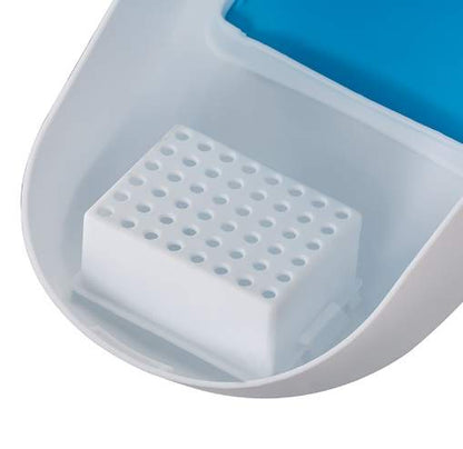 Light blue and white slim sanitary bin 18L pedal-operated female hygiene waste disposal unit
Ozwashroom