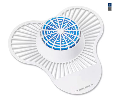 Waterless Ocean Blue Urinal Block Eliminates Odours 2 per pack - OzWashroom
