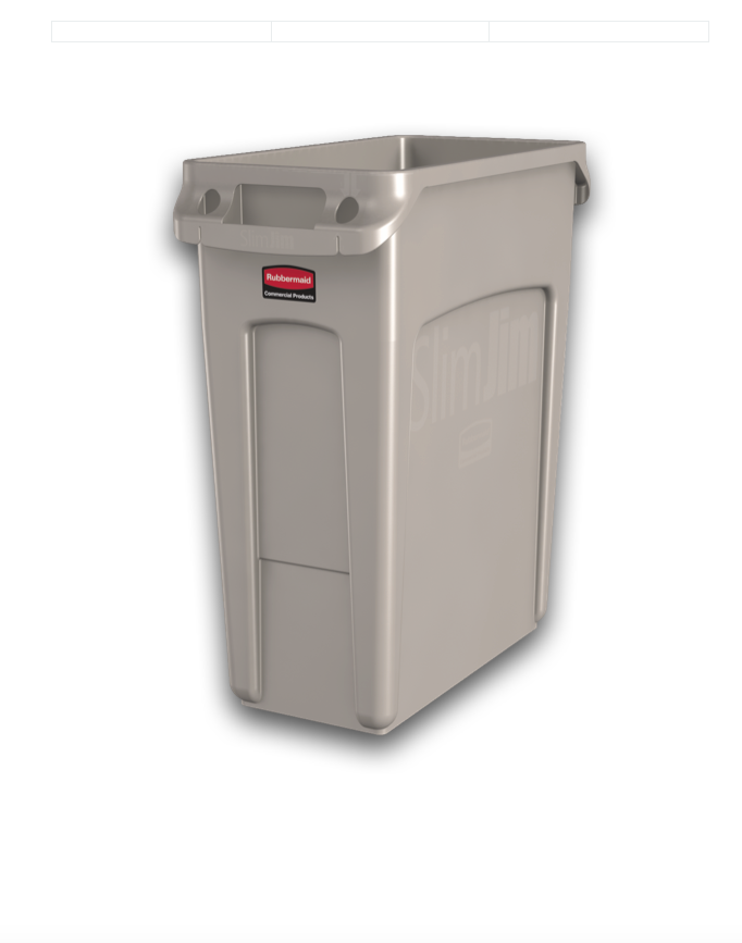 Rubbermaid Slim Jim Container, 61L - OzWashroom