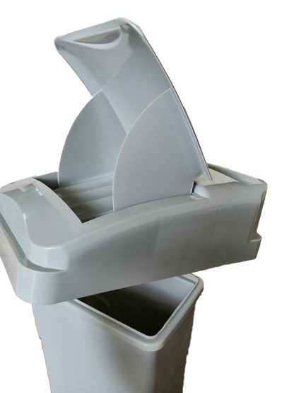 Sanitary Bin SB001 Lady Disposal Unit 23L Light Grey - OzWashroom