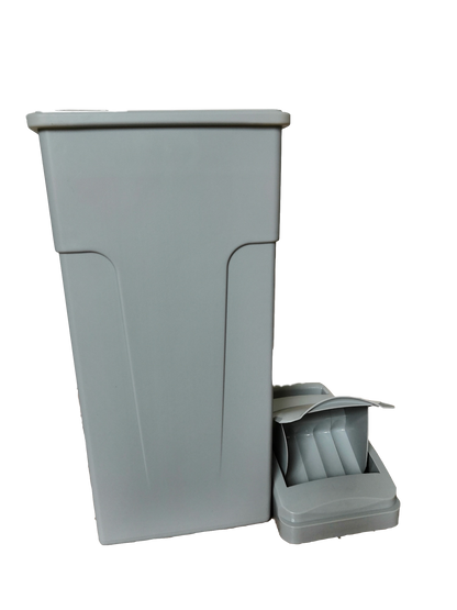 Sanitary Bin SB001 Lady Disposal Unit 23L Light Grey - OzWashroom