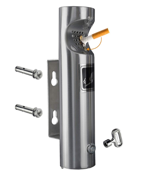 Small Outdoor Stainless Steel Ashtray - OzWashroom