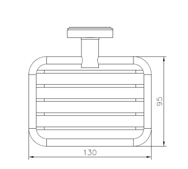 Asi JD Macdonald shower Soap Basket - OzWashroom
