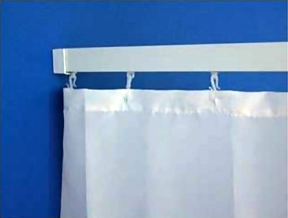 Asi JD Macdonald Shower Curtain Track Straight - OzWashroom